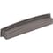 Jeffrey Alexander 160 mm Center Brushed Pewter Square-to-Center Square Renzo Cabinet Cup Pull 141-160BNBDL - alternate 1